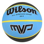 Ficha técnica e caractérísticas do produto Bola Basquete - Mvp N6 - Preta e Azul - Wilson