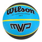 Ficha técnica e caractérísticas do produto Bola Basquete Wilson MVP 6 28.5 Preto Azul