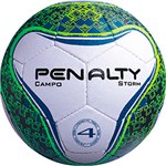 Ficha técnica e caractérísticas do produto Bola Campo Penalty Storm N4 Branco Verde e Azul