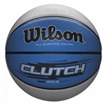 Ficha técnica e caractérísticas do produto Bola de Basquete Clutch N.7 Azul e Cinza Wilson