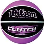 Ficha técnica e caractérísticas do produto Bola de Basquete Clutch N.7 Roxa/Preta Wilson