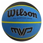 Ficha técnica e caractérísticas do produto Bola de Basquete - MVP - Preto e Azul - Wilson Wilson