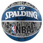 Ficha técnica e caractérísticas do produto Bola Basquete NBA Graffiti (Azul) - Spalding
