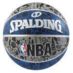 Ficha técnica e caractérísticas do produto Bola de Basquete NBA Graffiti N7 Spalding - Amarelo/Cinza