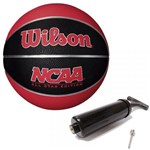 Ficha técnica e caractérísticas do produto Bola de Basquete NCAA Mini Vermelha N3 Wilson