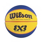 Ficha técnica e caractérísticas do produto Bola de Basquete Street Fiba 3x3 Azul C/ Amarelo Wilson