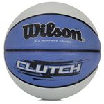 Ficha técnica e caractérísticas do produto Bola De Basquete Wilson Clutch 295 7 Azul E Cinza