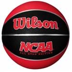 Ficha técnica e caractérísticas do produto Bola de Basquete Wilson NCAA Mini Preta e Vermelha 1025287