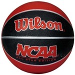 Ficha técnica e caractérísticas do produto Bola de Basquete Wilson NCAA Mini Vermelha Nº3