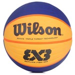 Ficha técnica e caractérísticas do produto Bola de Basquete Wilson Replica Fiba 3x3 - Azul e Amarelo