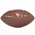 Ficha técnica e caractérísticas do produto Bola de Futebol Americano NFL Team Logo Jr San Francisco Wilson