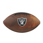 Ficha técnica e caractérísticas do produto Bola de Futebol Americano Wilson NFL Raiders - Marrom