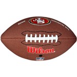 Ficha técnica e caractérísticas do produto Bola de Futebol Americano Wilson Nfl Team Logo San Francisco Jr