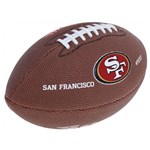 Ficha técnica e caractérísticas do produto Bola de Futebol Americano Wilson NFL Teams Logo San Fransisco Jr