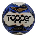 Ficha técnica e caractérísticas do produto Bola de Futebol de Campo Society - Slick Azul - Oficial - Topper