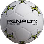 Ficha técnica e caractérísticas do produto Bola de Futsal Penalty Matís 100 Sem Costura Termotec Branco, Verde e Preto