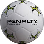 Ficha técnica e caractérísticas do produto Bola de Futsal Penalty Matís 500 Sem Costura Termotec Branco, Verde e Preto