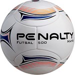 Ficha técnica e caractérísticas do produto Bola de Futsal Penalty Matís 500 Termotec Branca, Azul e Laranja