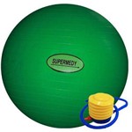 Bola de Ginástica 75cm Verde Supermedy com Bomba