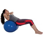 Ficha técnica e caractérísticas do produto Bola de Ginastica Feijão 90 X 45cm Azul Pilates - Live Up