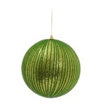 Ficha técnica e caractérísticas do produto Bola de Natal P/ Pendurar Árvore Natal 20Cm Verde - Cromus