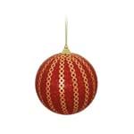 Ficha técnica e caractérísticas do produto Bola de Natal P/pendurar Árvore Natal 6pçs 10cm Vermelho