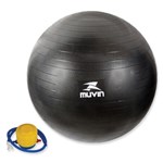 Ficha técnica e caractérísticas do produto Bola de Pilates 65cm Preta - Muvin