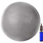 Ficha técnica e caractérísticas do produto Bola de Pilates GYM Ball PVC 55cm Cinza – ACTE T9-55