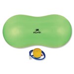 Ficha técnica e caractérísticas do produto Bola de Pilates Peanut 90cm X 45cm BLG-500 - Verde - Muvi - Muvin