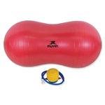Ficha técnica e caractérísticas do produto Bola de Pilates Peanut 90cm X 45cm BLG-500 - Vermelho - Mu - Muvin