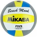 Ficha técnica e caractérísticas do produto Bola de VÃ´lei de Praia Mikasa VXS BMD - Branco - Dafiti