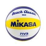 Ficha técnica e caractérísticas do produto Bola de VÃ´lei de Praia VXL30 Mikasa - Azul - Feminino - Dafiti