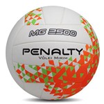 Bola de Volei Mirim MG2500 - Penalty Branca/Verde/Laranja