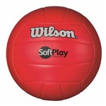 Ficha técnica e caractérísticas do produto Bola de Vôlei Soft Play Microfibra Pu e Pvc Vermelha Wilson