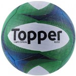 Ficha técnica e caractérísticas do produto Bola Futebol Salão Slick Branco/preto/azul - Topper