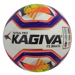 Ficha técnica e caractérísticas do produto Bola Futsal Kagiva Pró F5 Brasil 2019 Oficial Federações 100% PU