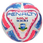 Bola Futsal Penalty Max 1000 Ix 5415441565 Branco/rosa/azul