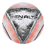 Ficha técnica e caractérísticas do produto Bola Futsal Penalty Storm 500 C/C VIII Branco/Laranja/Preto