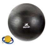 Ficha técnica e caractérísticas do produto Bola de Pilates/Yoga 45cm Muvin - Preta