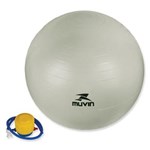 Ficha técnica e caractérísticas do produto Bola para Pilates e Yoga 55 Cm Cinza Muvin