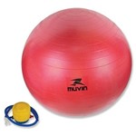 Ficha técnica e caractérísticas do produto Bola Pilates Fitball com Bomba Muvin