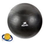 Ficha técnica e caractérísticas do produto Bola Pilates Yoga Fitness 65 Cm + Bomba Abdominal Ginastica