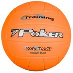 Ficha técnica e caractérísticas do produto Bola Poker Volei Soft Touch Laranja