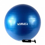 Bola Suica 55 Cm Premium C/ Bomba Yoga Pilates Fitness - Azul Escuro Liveup