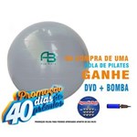 Ficha técnica e caractérísticas do produto Bola Suiça para Exercícios Pilates Gynastic Ball Ø65cm C/ DVD de Exercícios