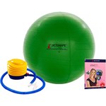 Ficha técnica e caractérísticas do produto Bola Suíça para Pilates e Exercícios Bioshape Verde Até 300kg com DVD de Aula