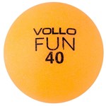 Ficha técnica e caractérísticas do produto Bola Tênis de Mesa Fun 40 Table Tennis com 100 Unidades Laranja - Vollo VT609
