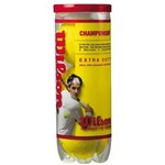 Ficha técnica e caractérísticas do produto Bola Tennis Wilson Championship com 03 Unidades Amarelo