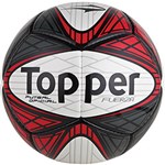 Ficha técnica e caractérísticas do produto Bola Topper Fuerza Futsal - Branco/Vermelho/Preto