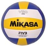 Ficha técnica e caractérísticas do produto Bola Vôlei Praia Mikasa VSO2000 Amarelo/Azul/Branco